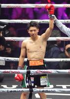 　デビュー戦を勝利した荒竹一真（撮影・西岡正）