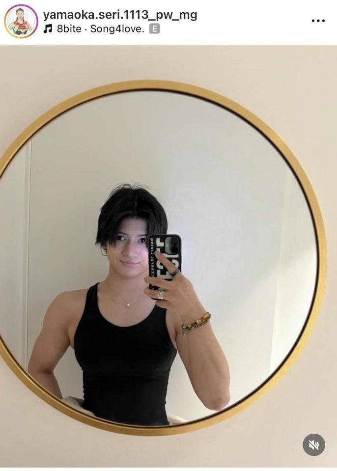 　山岡聖怜のインスタグラム＠ｙａｍａｏｋａ．ｓｅｒｉ．１１１３＿ｐｗ＿ｍｇより