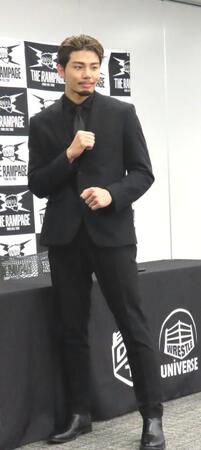 　プロレス団体ＤＤＴに入団が決まったＴＨＥ　ＲＡＭＰＡＧＥの武知海青