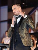 　会見するクレベル・コイケ（撮影・石井剣太郎）