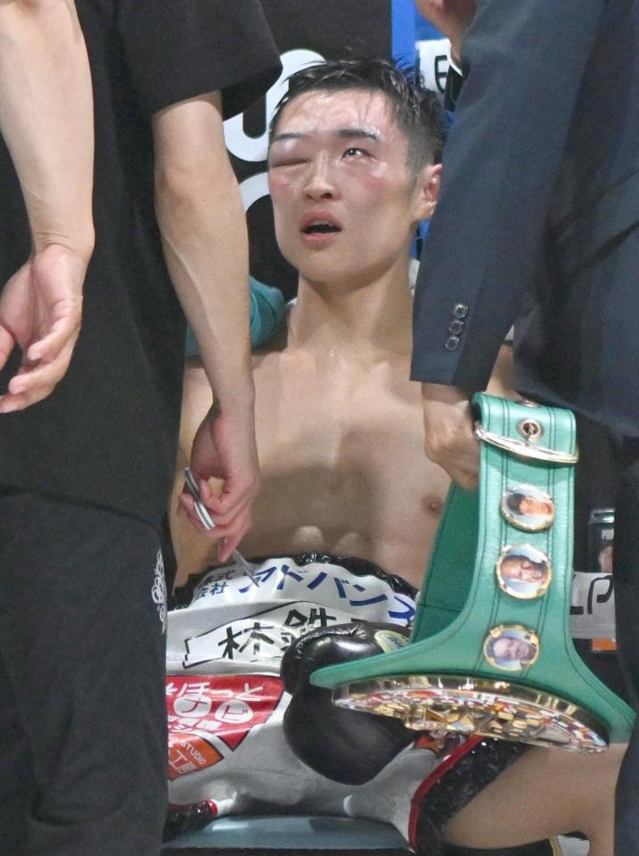 　６回終了後に試合を止められた西田凌佑