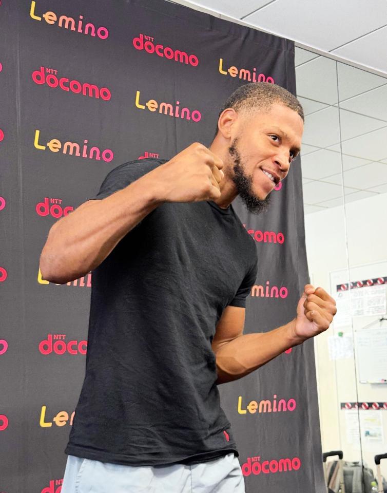 　公開練習でキレキレのパフォーマンスを披露した王者ブライアン・ノーマン