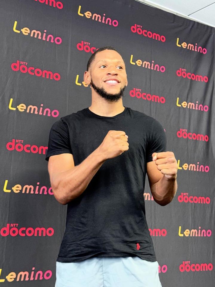 　公開練習でキレキレのパフォーマンスを披露した王者ブライアン・ノーマン