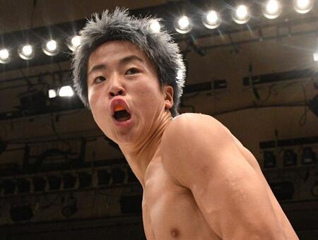 那須川龍心　初の世界王座獲得も笑顔なし「ＫＯしてやろうと空回り…すいません」