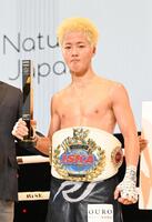 　勝利した那須川龍心