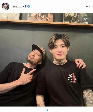 　平本蓮のインスタグラム＠ｒｅｎ＿＿ｋ１より