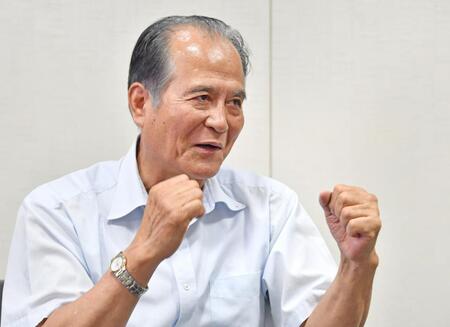 　山崎照朝さん＝２０２０年８月