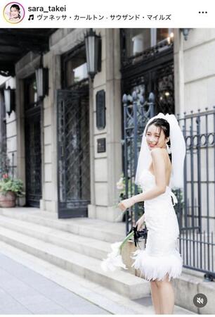 　武井さらのインスタグラム＠ｓａｒａ＿ｔａｋｅｉより