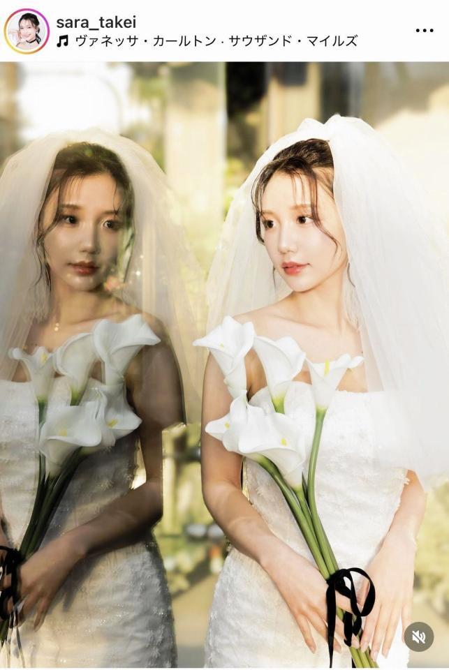 　武井さらのインスタグラム＠ｓａｒａ＿ｔａｋｅｉより