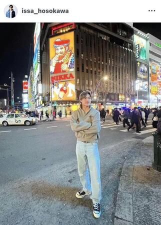 　細川一颯のインスタグラム（＠ｉｓｓａ＿ｈｏｓｏｋａｗａ）から