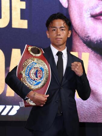 　防衛戦に意気込む武居由樹（撮影・金田祐二）