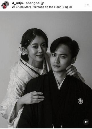 「今年１のビッグニュース！」井岡戦ラウンドガール、恋リアで共演イケメン経営者との結婚発表　お姫さま抱っこでキスの場面も