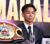 　登壇した武居由樹（撮影・金田祐二）