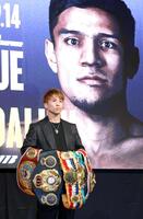 　ベルトを手にアフマダリエフとの対戦へ意気込む井上尚弥