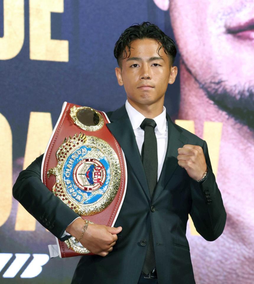 　防衛戦へ意気込む武居由樹（撮影・金田祐二）