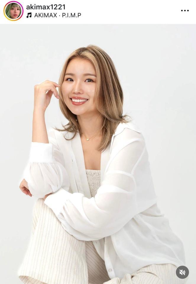 若林亜希インスタグラム（ａｋｉｍａｘ１２２１）より