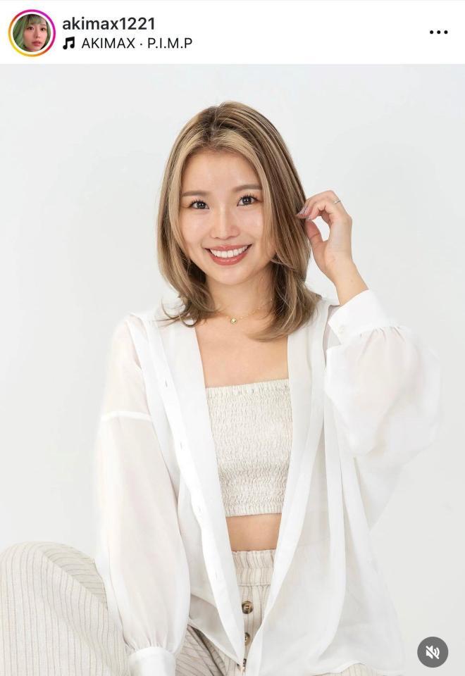 若林亜希インスタグラム（ａｋｉｍａｘ１２２１）より