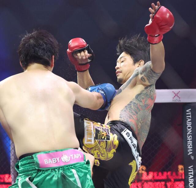 啓之輔が登録者数195万人YouTuberの顔面打ち抜き圧巻KO