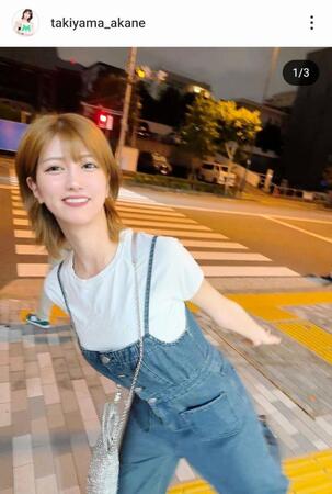 瀧山あかねのインスタグラム（＠ｔａｋｉｙａｍａ＿ａｋａｎｅ）から
