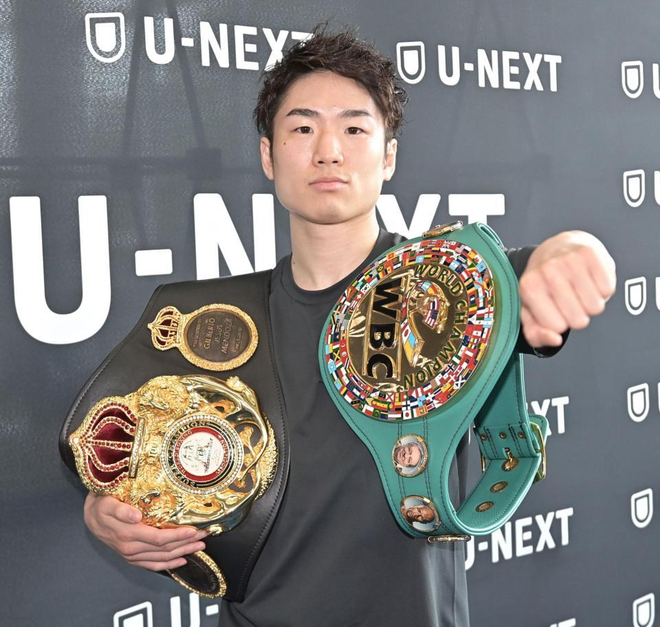 　試合に向け気合みなぎる寺地拳四朗（撮影・持木克友）