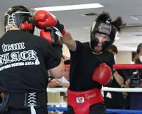 　練習を公開した高見亨介（撮影・金田祐二）