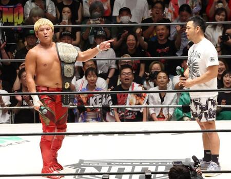 ＧＨＣヘビー王者ＯＺＡＷＡついに陥落…拳王“ＫＯ勝ち”で新王者　異例の約１４時間後にＫＥＮＴＡとＶ１戦へ「俺の夢、首を刈る」