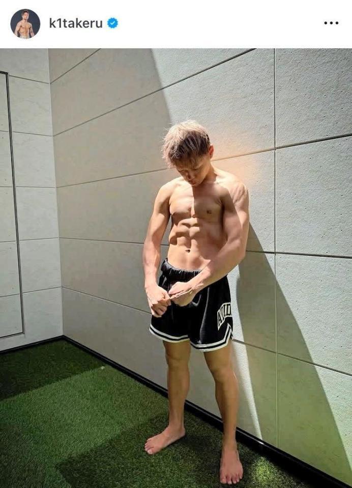 　武尊のインスタグラム＠ｋ１ｔａｋｅｒｕから