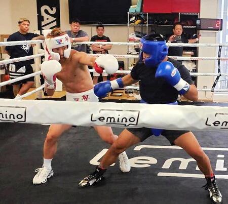 井上尚弥、元宿敵タパレスとスパー開始 9・14アフマダリエフ戦へ練習本格化「これから1カ月、タパレスと帝拳の選手とスパー行う」