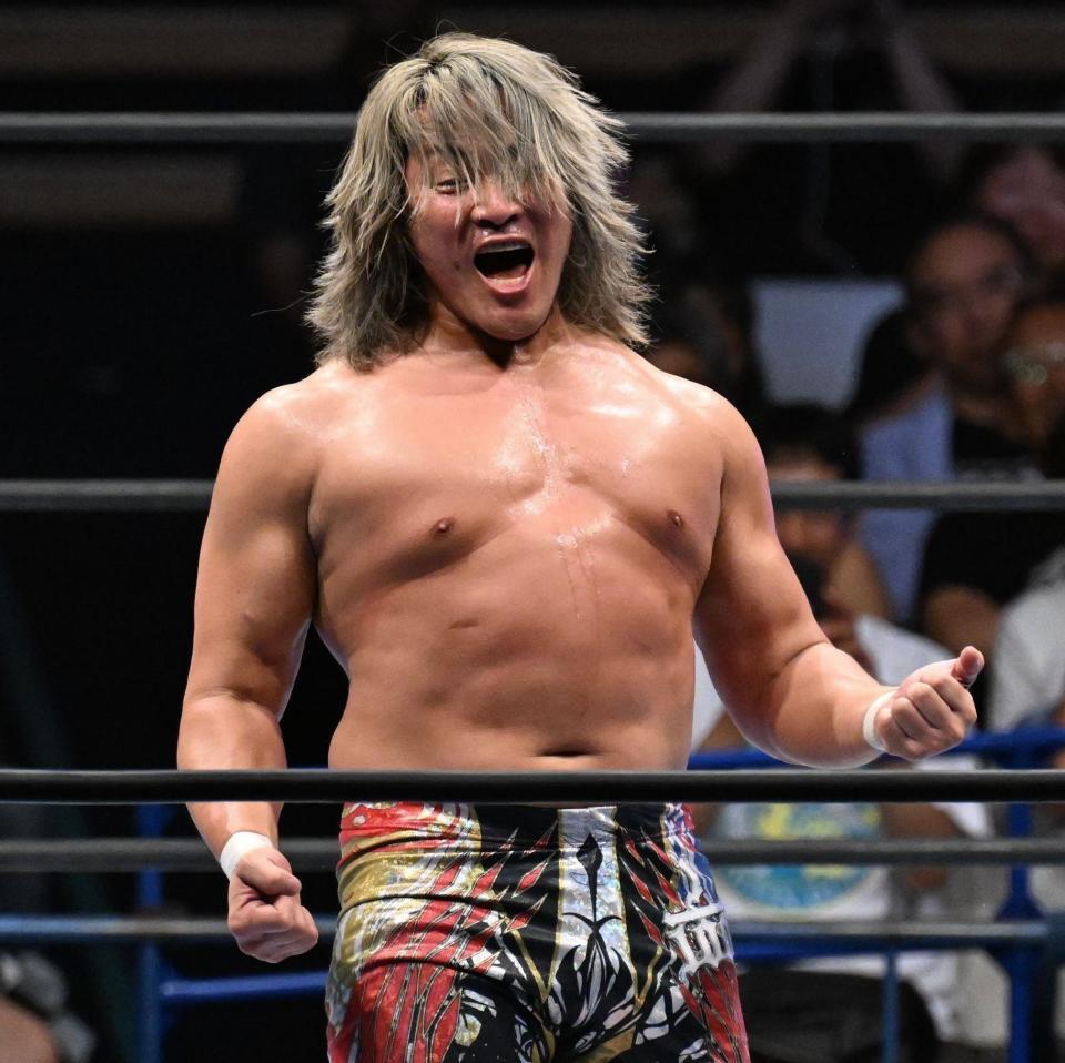 　勝利した棚橋弘至