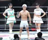 　試合に勝利した神龍誠