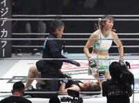 　シン・ユジン（下）を破った伊澤星花