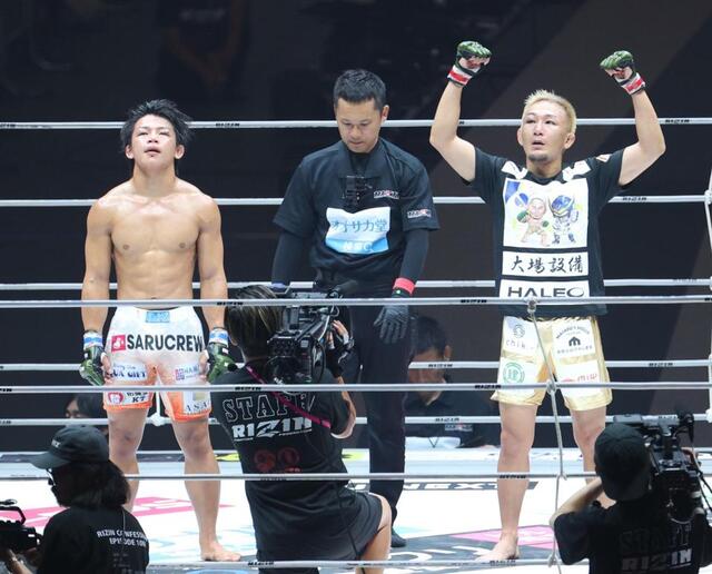 朝倉未来門下生のヒロヤは初戦敗退、35歳元谷友貴に健闘も0-3判定