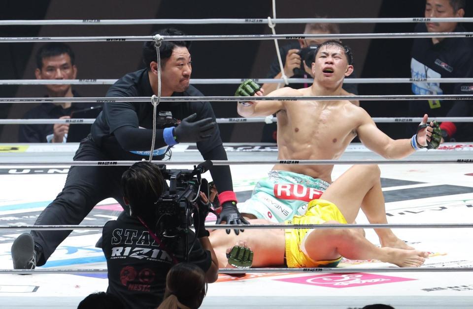 　金原正徳（下）を破ったＹＡ－ＭＡＮ