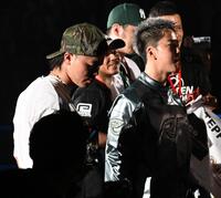 　那須川天心（左）と那須川龍心