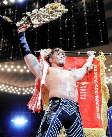 　１８年に三度目のＧ１優勝を果たした棚橋弘至