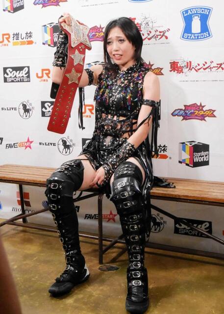 上谷沙弥 ラップTシャツ XL スターダム 女子プロレスラー 上谷沙弥