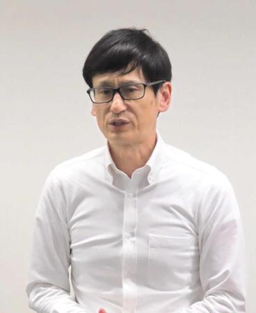 　都内で取材に応じたＪＢＣの安河内剛本部事務局長