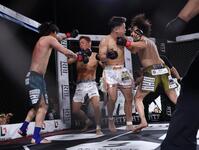 　ゆうと＆あやとｖｓ足ポキニキ＆ＦＵＧＡ（撮影・金田祐二）