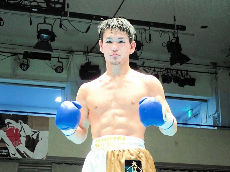 　２０２４年５月の再起戦をＴＫＯ勝ちで飾った浦川大将さん