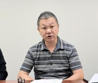 　ＪＢＣとの緊急会合後、会見した日本プロボクシング協会の小林昭司会長