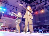 　ファイヤージェッツを復活させた西脇充子（右）と堀田祐美子