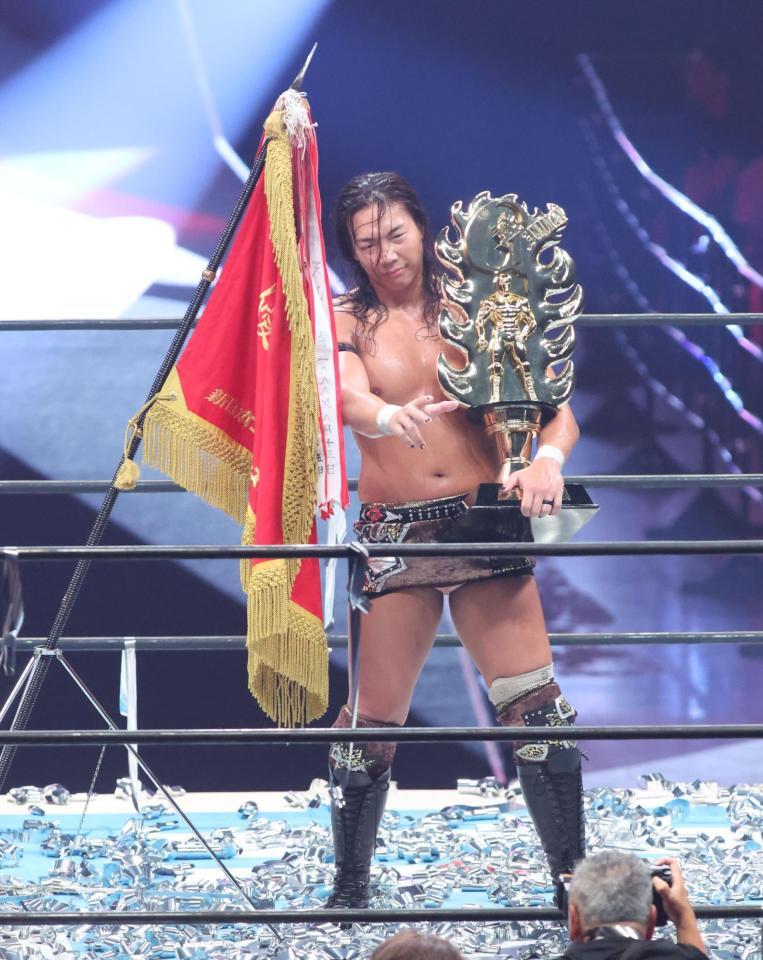 　優勝したＫＯＮＯＳＵＫＥ　ＴＡＫＥＳＨＩＴＡ