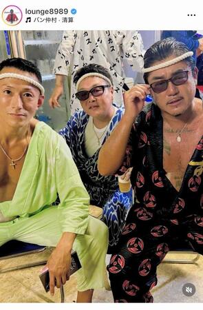 バン仲村のインスタグラム＠ｌｏｕｎｇｅ８９８９より