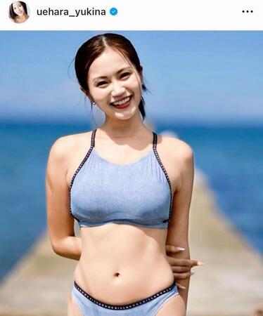 これまでも度々鮮烈ショットを公開している植原ゆきな＝自身のインスタグラム（ｕｅｈａｒａ＿ｙｕｋｉｎａ）より