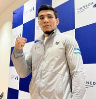 　井上尚弥戦に向けて３週間前に来日したムロジョン・アフマダリエフ