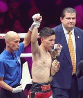 　新王者となった松本流星（撮影・西岡正）