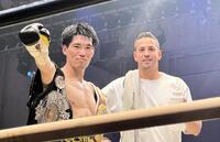 ボクシング ポスター 長谷川穂積vsアルツロ・サントス マルコム