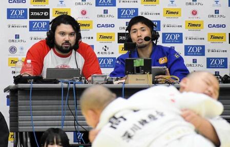 ウルフ・アロン、柔道少年大会に新日本Ｔシャツで登場「もうプロレスの一員」ゲスト解説で３時間喋りっぱなしの圧巻トーク術も披露