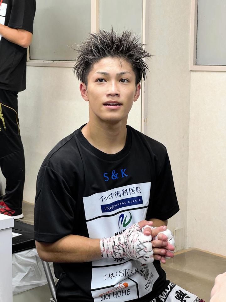 　アマ８冠の荒竹一真にＴＫＯ勝ちした坂田一颯