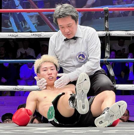 　ＴＫＯ負けした荒竹一真